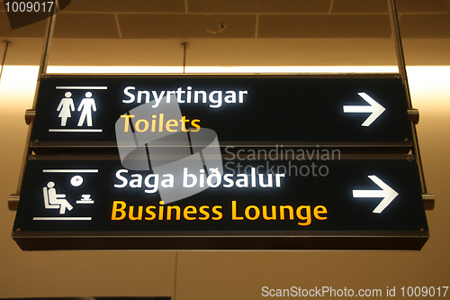 Image of Airport signs