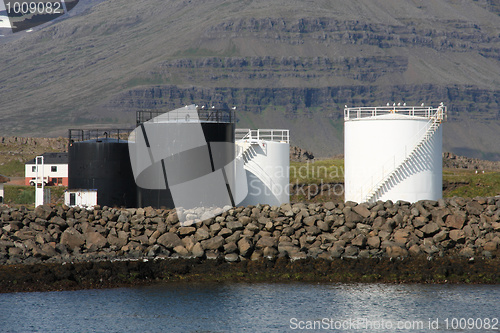 Image of Fuel storage silos