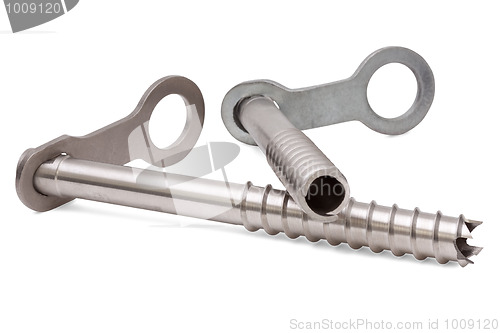 Image of Two Ice Hooks isolated