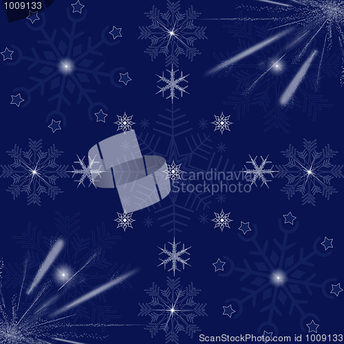 Image of  beautiful snowflakes background 