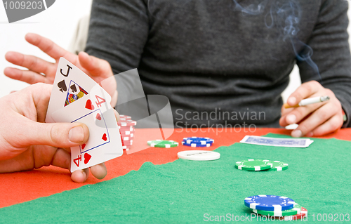 Image of Poker game play