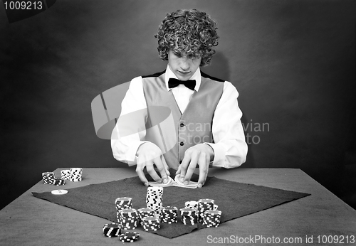 Image of Shuffling cards