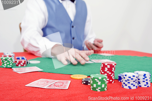 Image of Poker game in progress