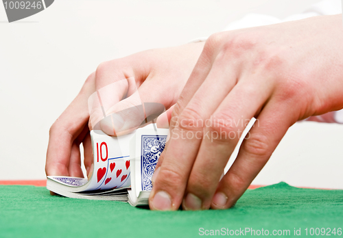 Image of Shuffling cards