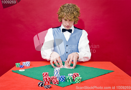 Image of Shuffling cards