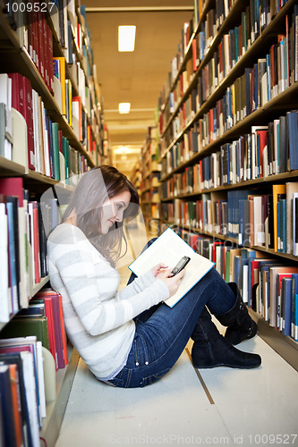 Image of Mixed race ollege student