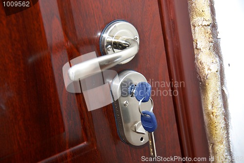 Image of Door with keys