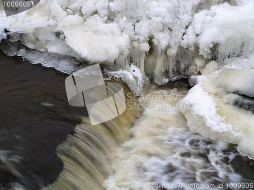 Image of river in winter