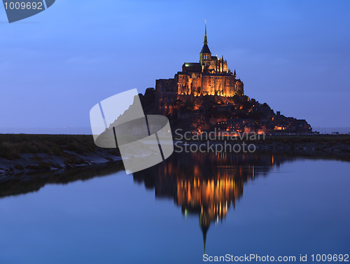 Image of Night at Saint Michel monastry