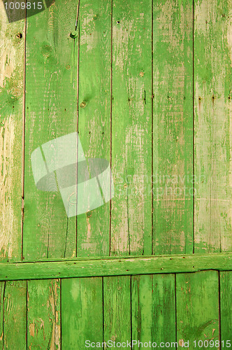 Image of green fence