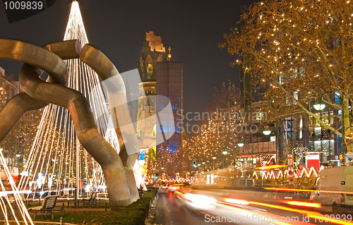 Image of gedaechtniskirche christmas berlin