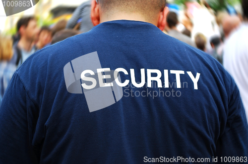 Image of security man