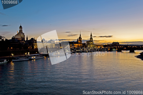 Image of dresden skyline bridge