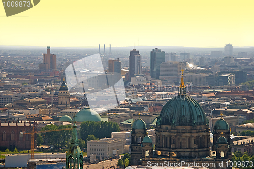 Image of berlin potsdamer platz at sunset