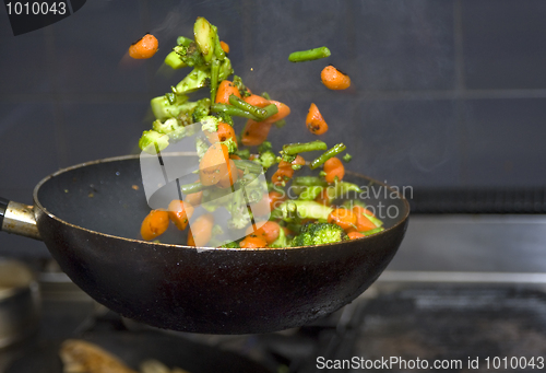 Image of Flying veggies