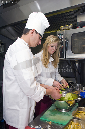 Image of Preparing Salad