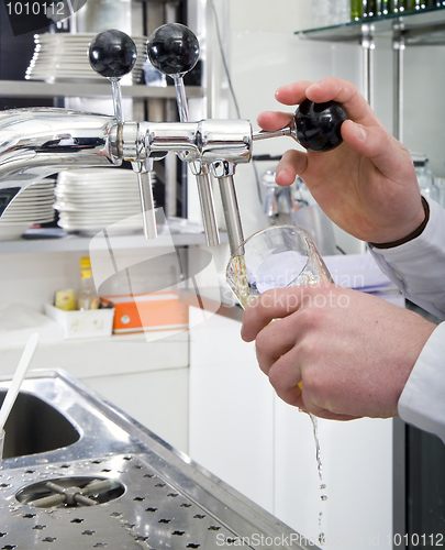 Image of Pouring a beer