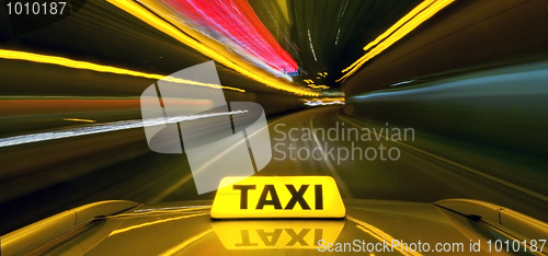 Image of Taxi at warb speed