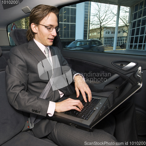 Image of Working in a taxi