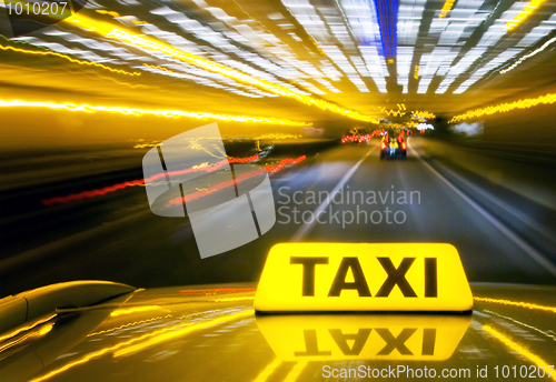 Image of Taxi at warb speed