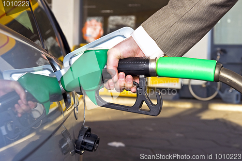Image of Getting gas