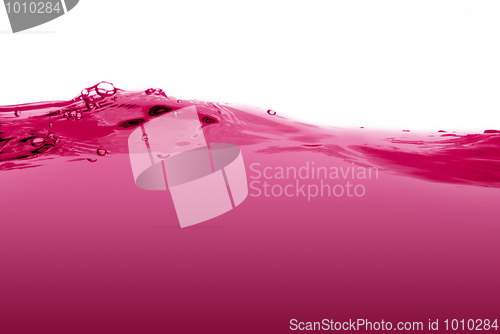 Image of Pink liquid wave