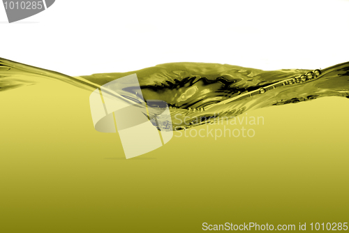 Image of Green liquid wave