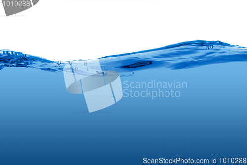 Image of Blue water wave