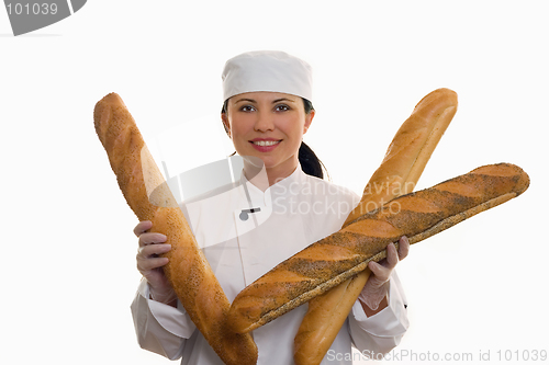 Image of Baker with long rolls