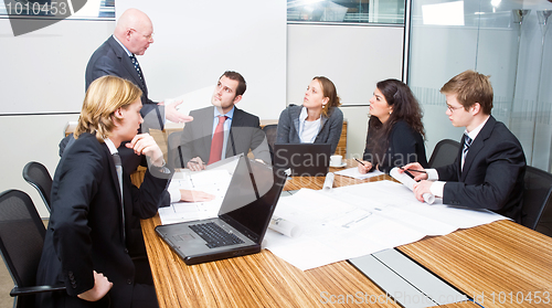 Image of The boss talks