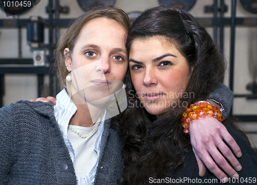 Image of Portrait of two friends