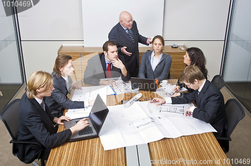 Image of Business team meeting