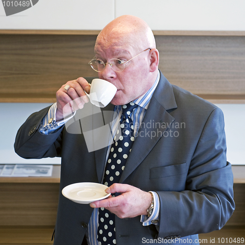 Image of Sipping coffee