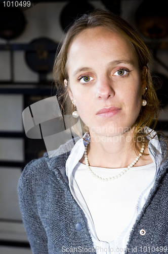 Image of Portrait of a young woman