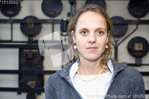 Image of Portrait of a confident woman