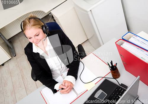 Image of Friendly receptionist
