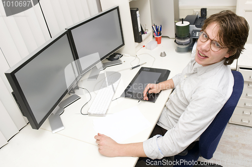 Image of Designer at work