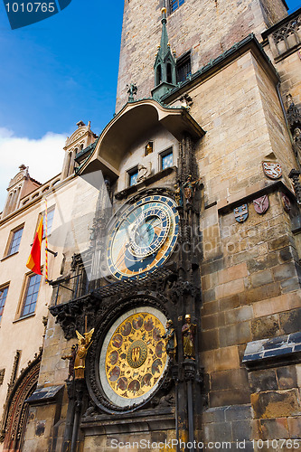 Image of Fascinating very old Prague Astronomical Clock -Prague Orloj