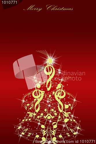 Image of Abstract Christmas card