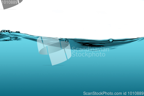 Image of Blue water wave