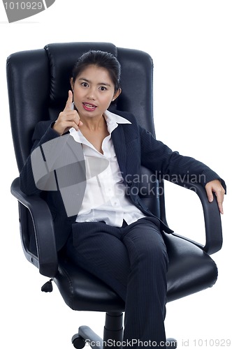 Image of dynamic businesswoman