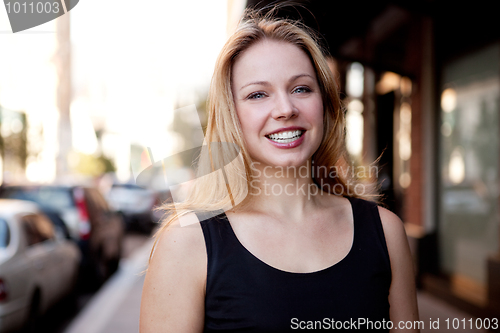 Image of Business Woman Street Portrait