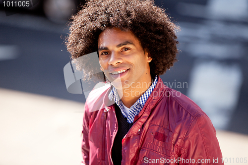 Image of Man with Afro