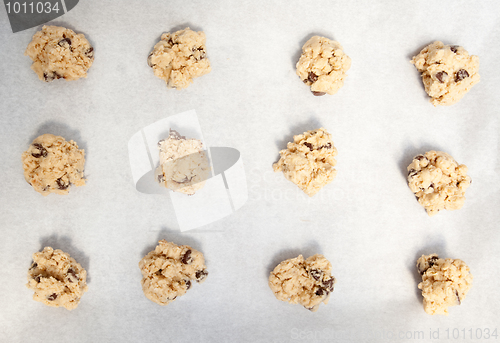 Image of Cookie Dough on Pan