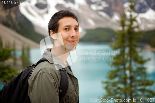 Image of Happy Hiker Portrait