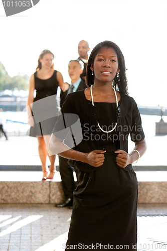 Image of Attractive African American Business Woman