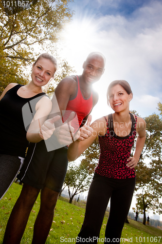 Image of Fitness Thumb Up