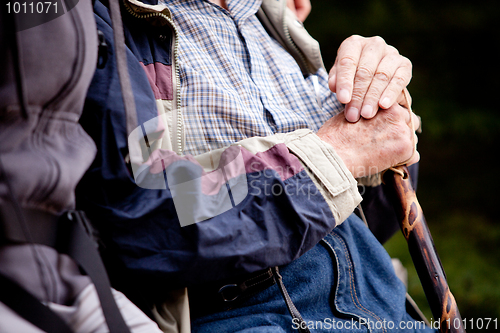 Image of Elderly Man Outdoor