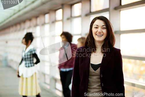 Image of Girl with Friends