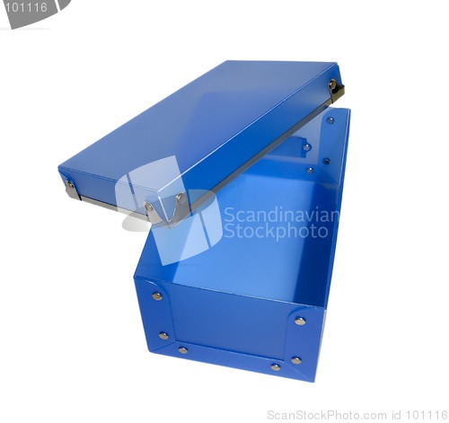 Image of Blue Plastic Box